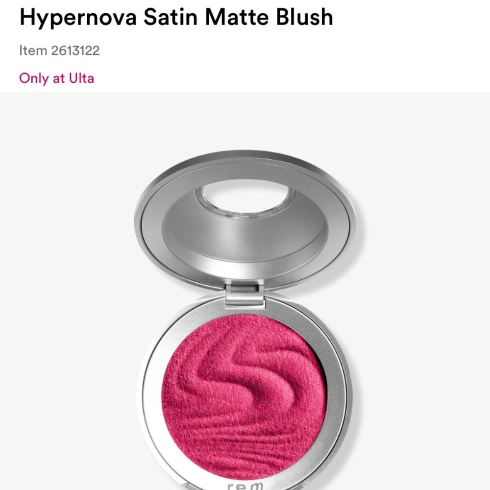 New R.E.M Beauty REM Hypernova Satin Matte Blush Strawberry Nebula Pink